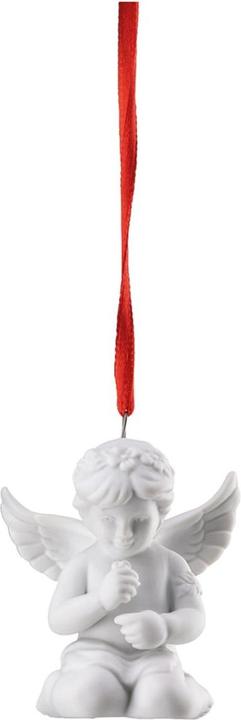 Produktbild Rosenthal Engel-Anhänger - Weiss matt - Engel mit Blumenkranz