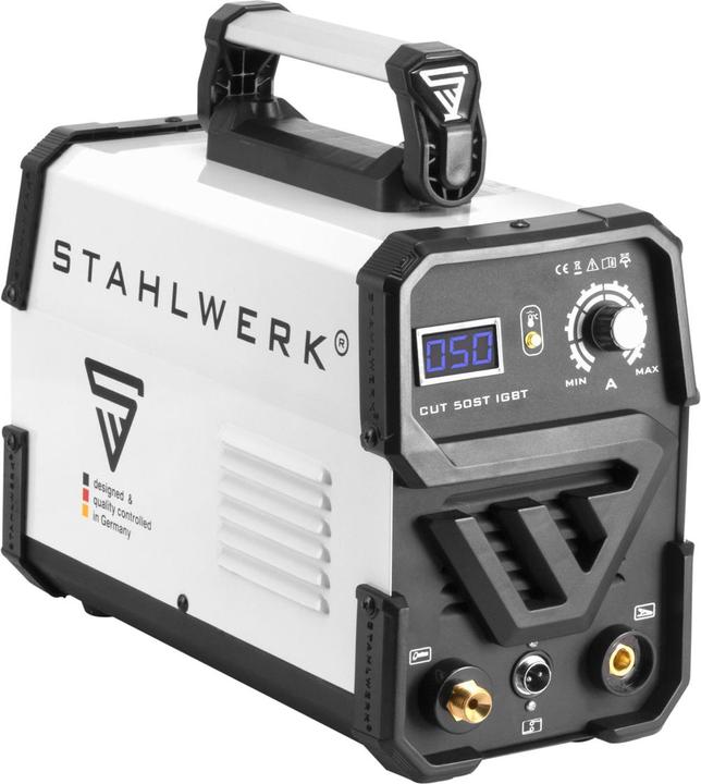 Image du produit Stahlwerk Découpeuse plasma CUT 50 ST IGBT de 50 ampères, capacité de coupe jusqu'à 14 mm