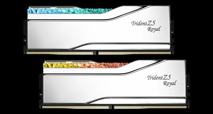 Image du produit G.Skill D564GB 6000-28 TZ5 Royal Silver sr GSK (F5-6000J2836G32GX2-TR5S) (2 x 32GB, 6000 MHz, RAM DDR5, DIMM)