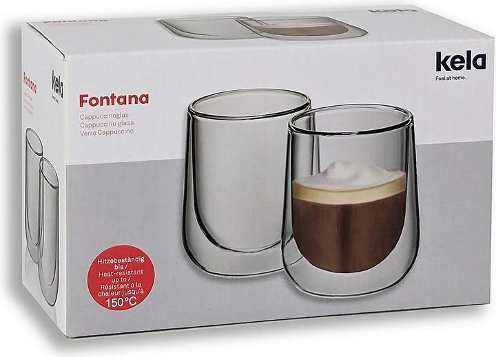 Produktbild Kela Cappuccinoglas Fontana 2er-Set (2 x)