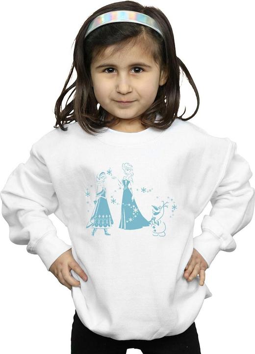 Produktbild Disney Frozen Magic Snowflakes Sweatshirt Mädchen (140, 146)