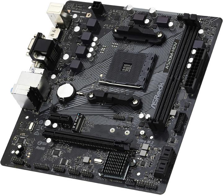 Produktbild AsRock A520M-HDV (AM4, AMD SoC, mATX)