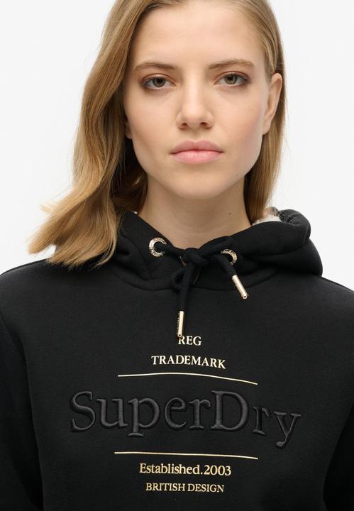 Produktbild Superdry hoodie damen uperdry luxe metallic logo (S)