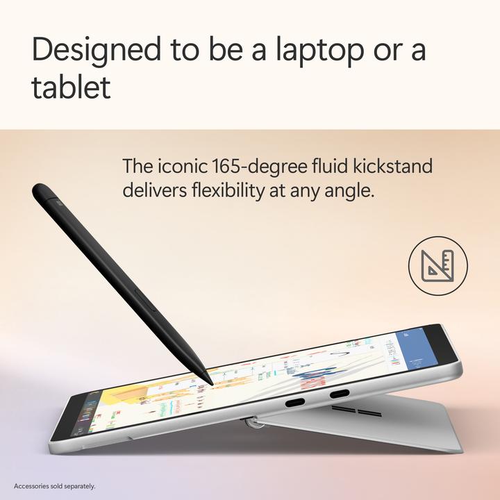 Produktbild Microsoft Surface Pro – Copilot+ PC - 12" (Netzteil separat erhältlich) (12", Snapdragon X Plus X1P-42-100, 16 GB, 512 GB, Ohne Tastaturlayout)