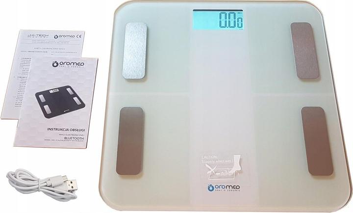 Image du produit Oromed ORO-SCALE BLUETOOTH Pèse-personne électronique rectangulaire (180 kg)