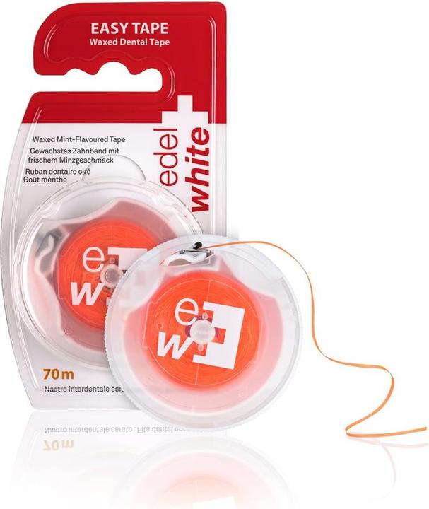 Produktbild Edel + White Easy Tape gewachste Zahnseide (70 m)