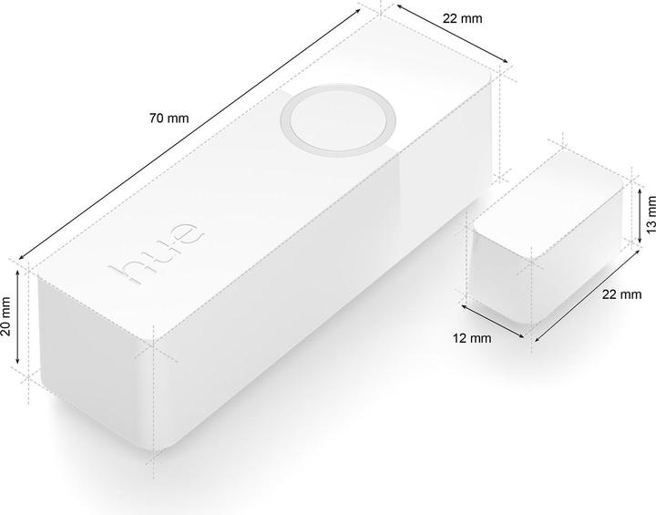 Actual product image Philips Hue Secure Sensors Bundle (1100 lm, E27)
