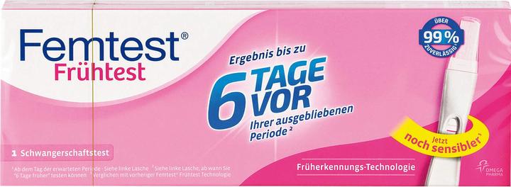 Omega Pharma Femtest Frühtest Schwangerschaftstest, 1 St. Test (1 x)
