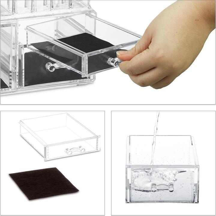 Immagine prodotto Relaxdays Contenitore porta trucchi con 4 cassetti