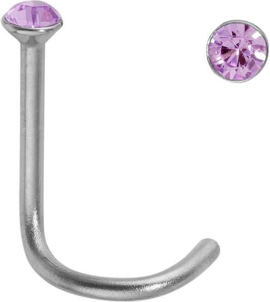 Bijouteria Nasenpiercing (Edelstahl, Kristall)