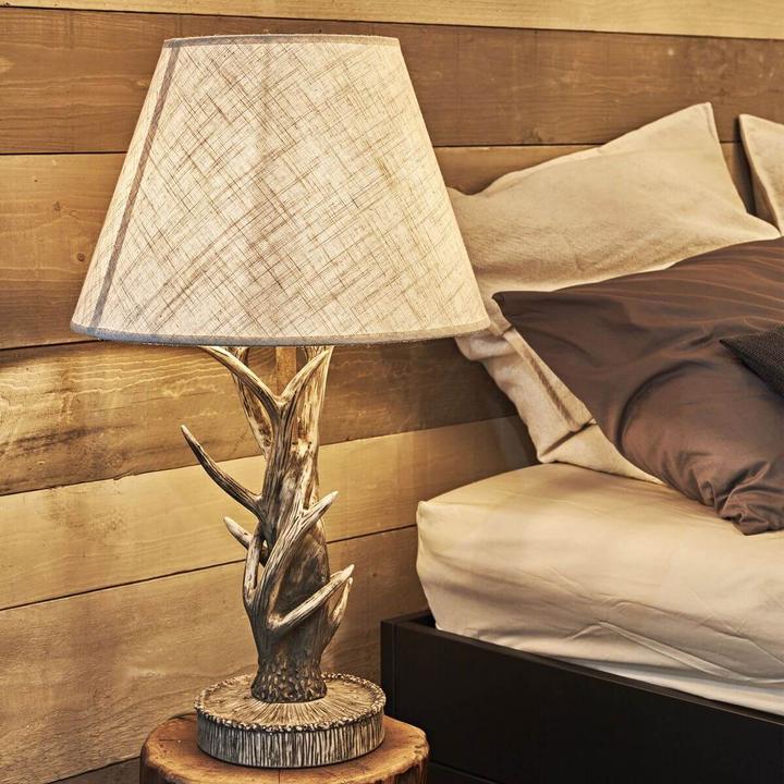 Image du produit Ideal lux CHALET Lampe de table E27 ⌀410mm Beige 128207 (E27)