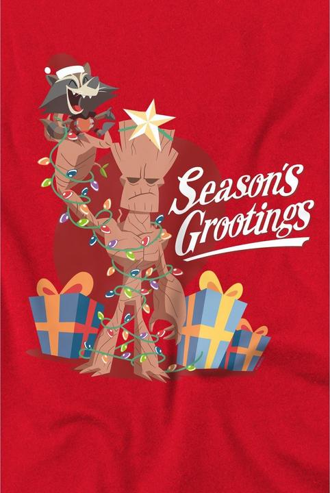Immagine prodotto Guardians of the Galaxy Seasons Grootings Maglietta Uomo (M)