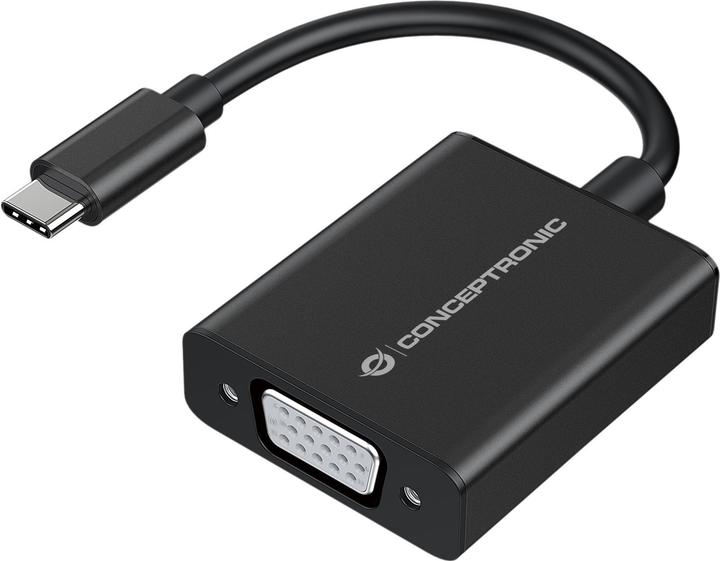 Produktbild Conceptronic Adapter VGA -> USB-C 1080P60Hz (USB Typ-C, 10.80 cm)