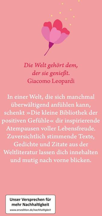 Produktbild Die kleine Bibliothek der positiven Gef (Deutsch, 2024)