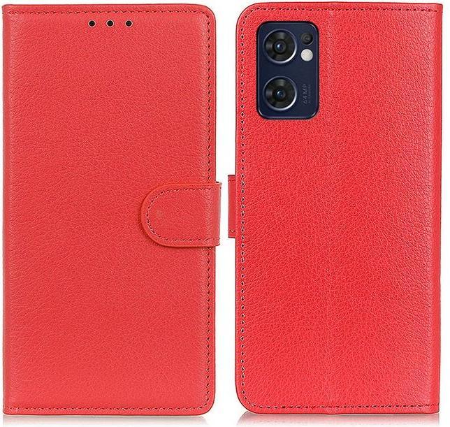 Actual product image MU Classic Litchi Leather Bookcover Series (OPPO Reno7 Z 5G)