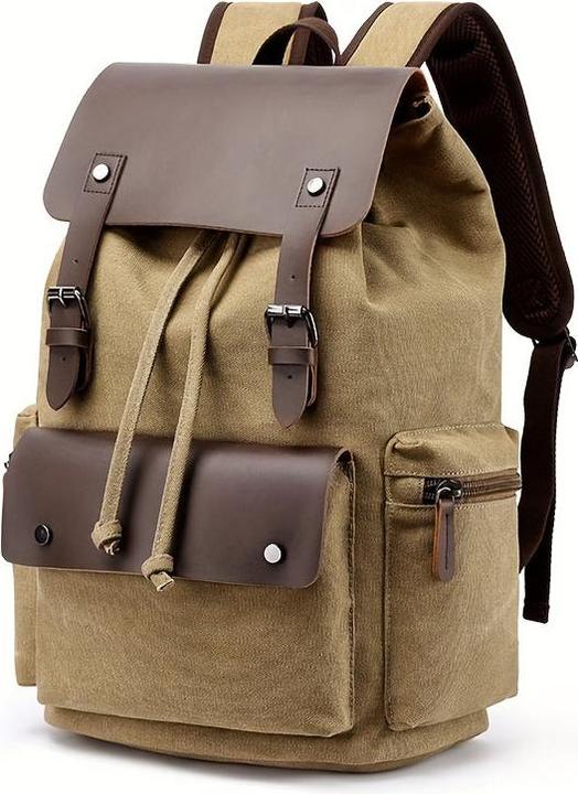 Only-Bags.Store Trendy Retro Canvas Computer Tasche Rucksack, Student School Bag, Retro Casual Backpack, Strong