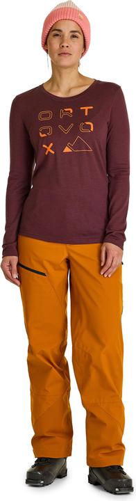 Actual product image Ortovox Women's 185 Merino Brand Outline L/S (M)
