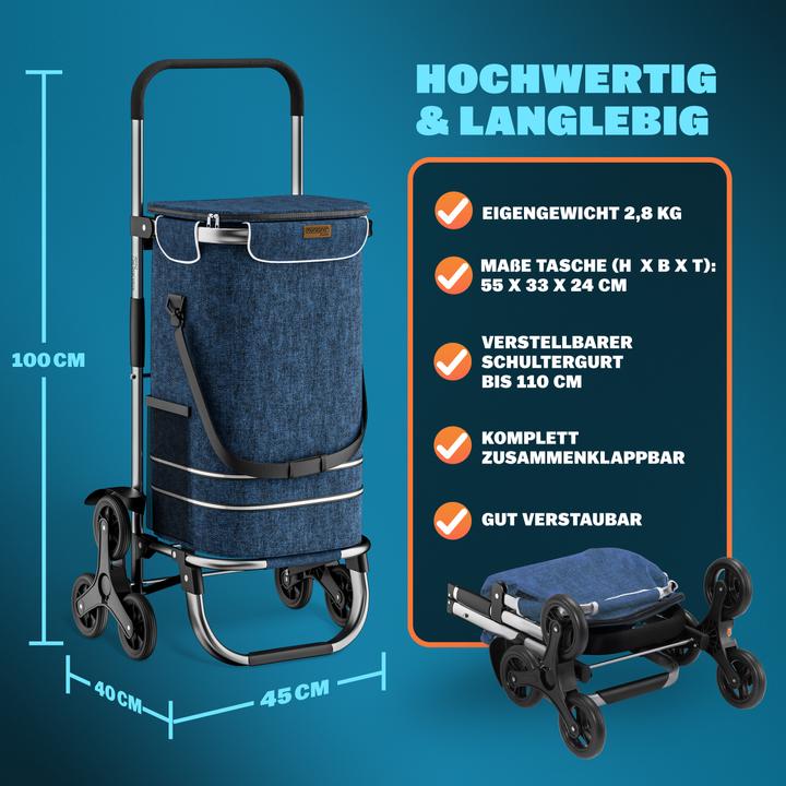 Actual product image Monzana 2in1 Shopping Trolley