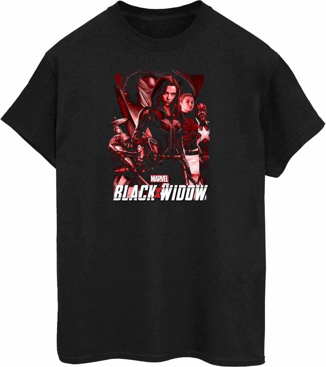 Black Widow Movie Red Group TShirt