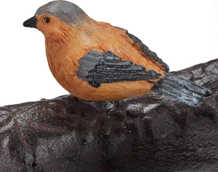 Actual product image Relaxdays Cast Iron Figurine Bird Bath