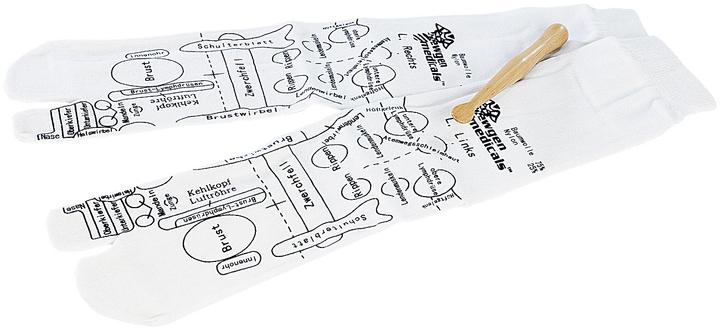Produktbild Newgen medicals Druckpunkt-Socken für Fuss-Reflexzonen-Massage (Einzelpack, 38 - 40)
