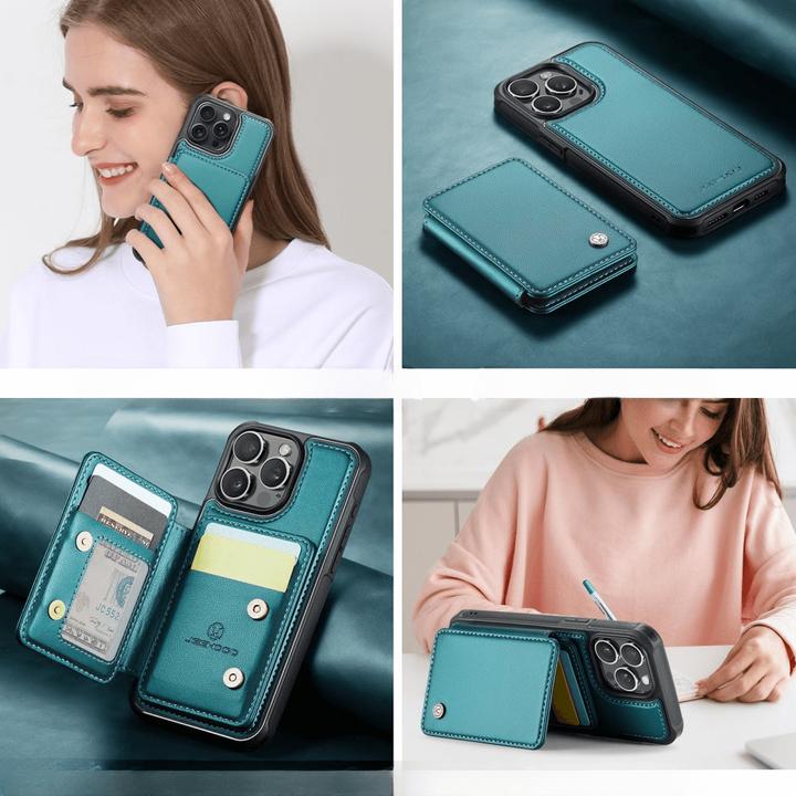 Produktbild Cover-Discount iPhone 16 Pro - 2-in-1 Backcover mit Kreditkarten-Etui (Apple iPhone 16 Pro)