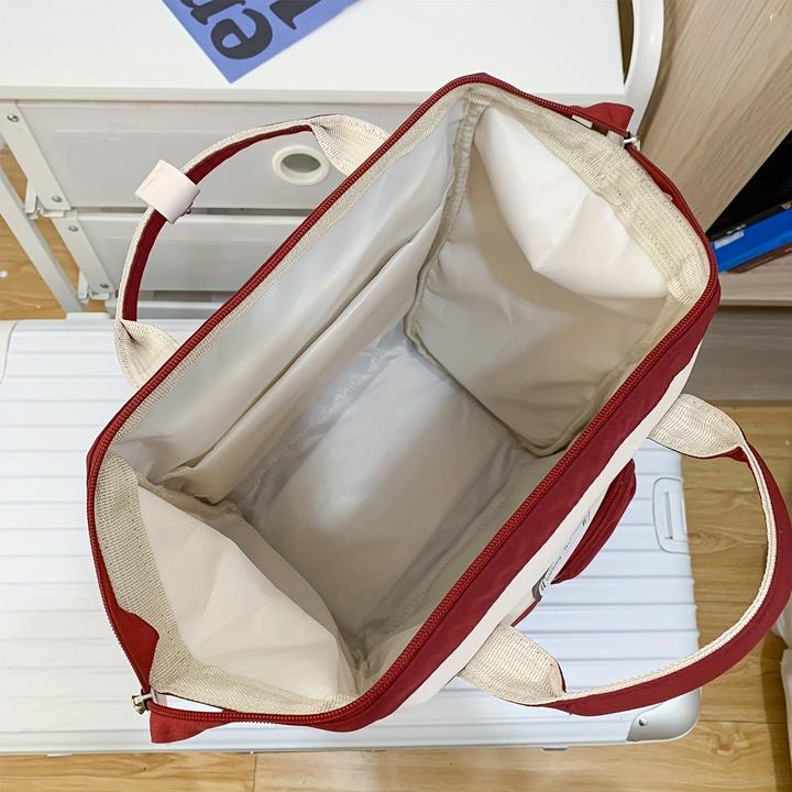 Produktbild Only-Bags.Store Style Schulrucksack, grosse Kapazität Colorblock täglichen Gebrauch Schule Rucksack