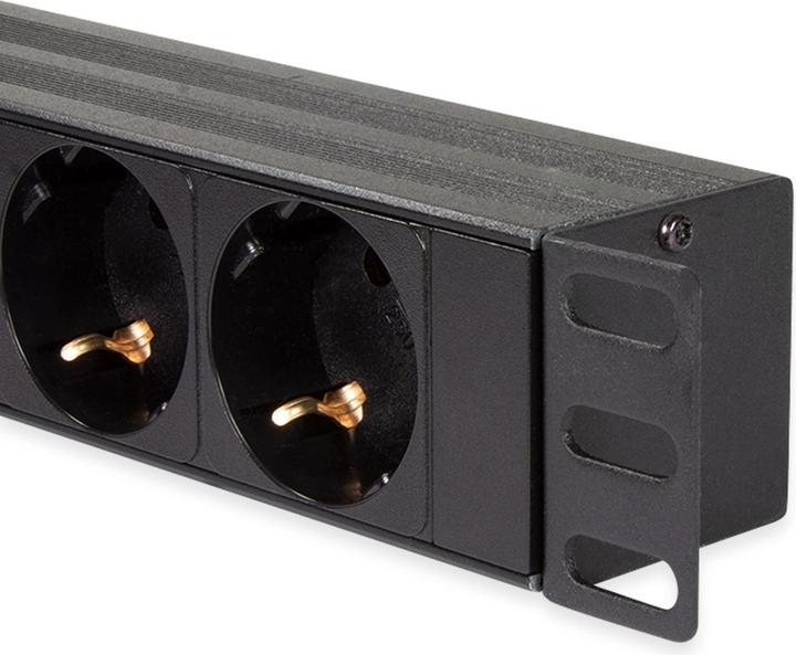 Image du produit LogiLink Bloc d'alimentation CEE7/3 + 2 USB, avec protection Ü (8 x, CEE 7/3, 2 m)