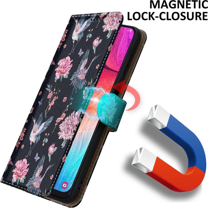 Produktbild Cadorabo Book Hülle mit Print (Samsung Galaxy A30s, Samsung Galaxy A50s)