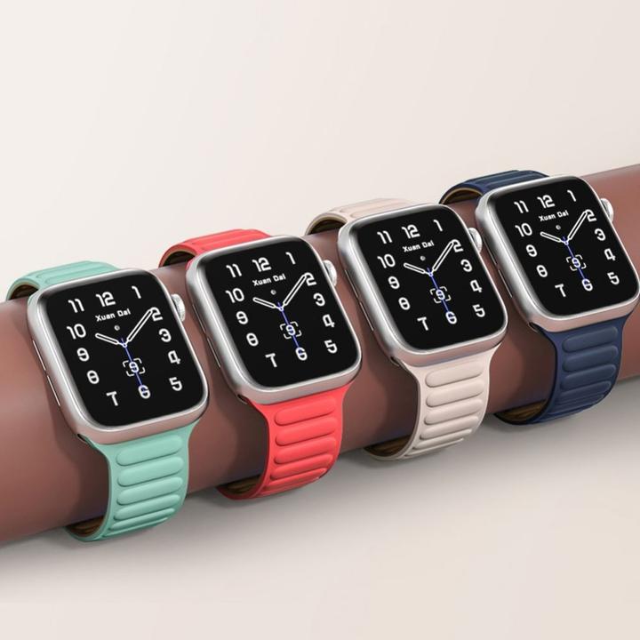 Image du produit Hurtel Bracelet magnétique Watch Strap 6/5/4/3/2 / SE (44mm / 42mm) Bracelet magnétique Bracelet Brown