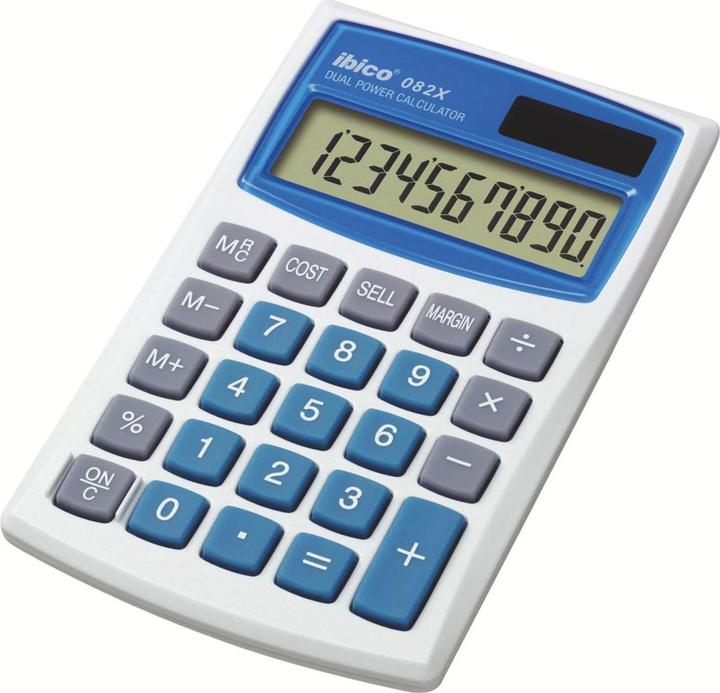 Ibico Taschenrechner 212X und 082X, Stromversorgung (Solarzellen, Batterien)