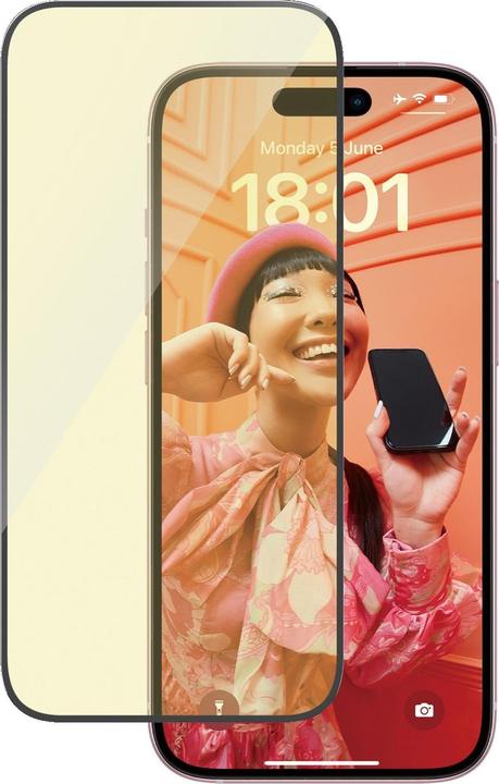 Actual product image PanzerGlass Eyecare Screen Protection Ultra-Wide Fit (1 Piece, Apple iPhone 15)
