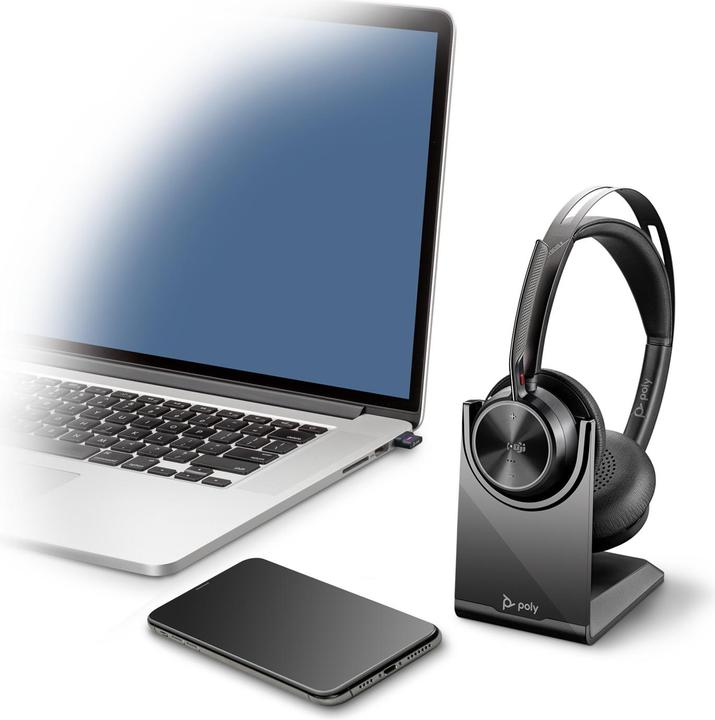 Immagine prodotto Poly Voyager Focus 2 (Senza fili, USB-A)