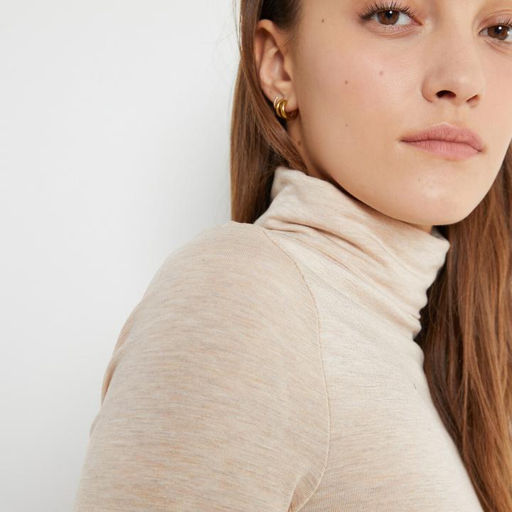 Produktbild La Redoute Collections Rollkragenshirt mit langen Ärmeln (XS)