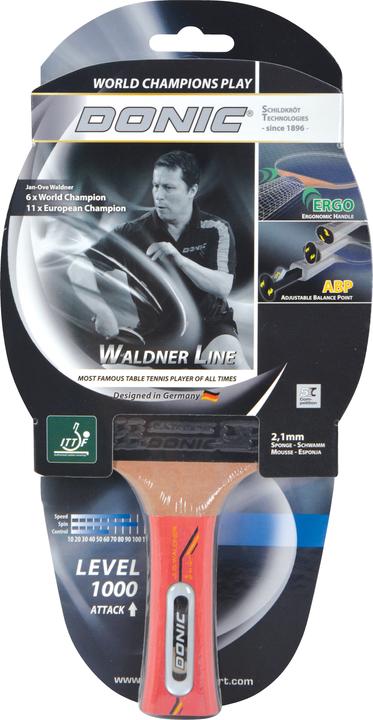Actual product image Donic Schildkröt PingPong Waldner 1000