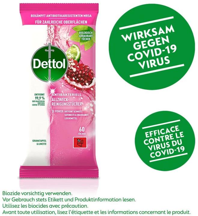 Produktbild Dettol Allzweck Reinigungstücher