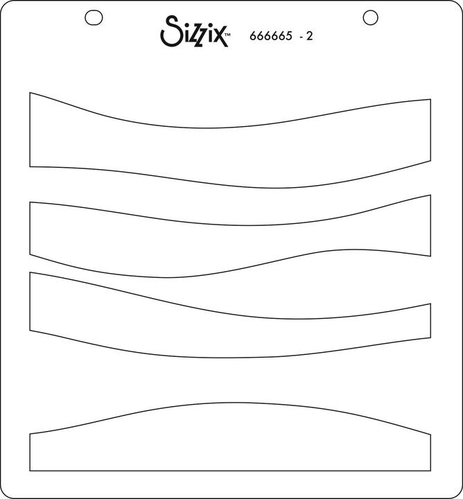 Immagine prodotto Sizzix Stencil a strati "Paesaggio marino