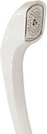 Actual product image Damixa Perlespray white hand shower with wall flange, ball joint, elbow and 1/2" tap