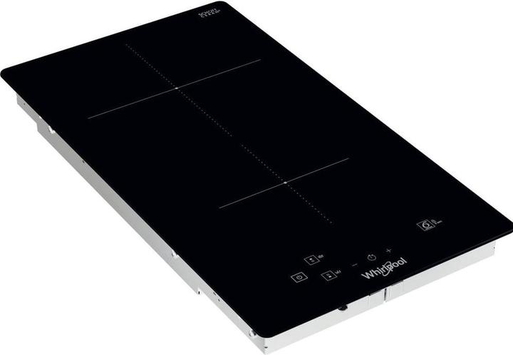 Actual product image Whirlpool WS Q0530 NE, Black, Integrated, 28 cm, zone induction hob, glass ceramic, 2 zone(s)