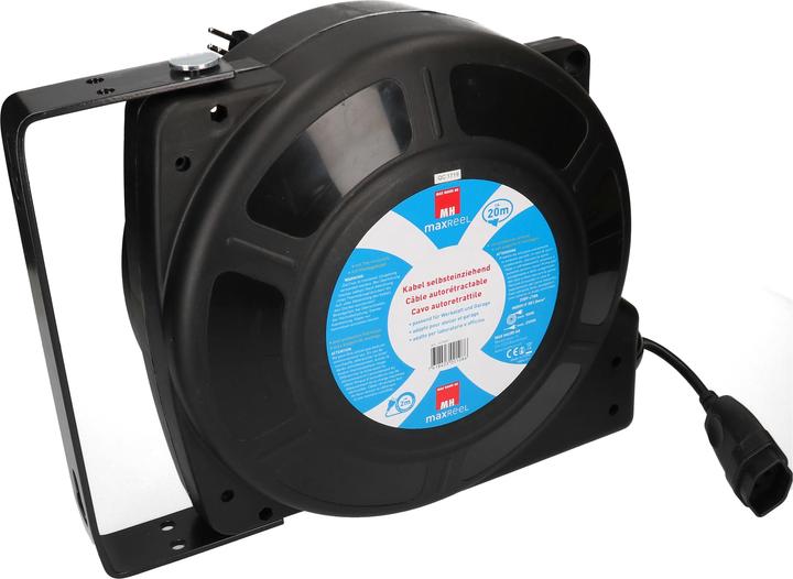 Max Hauri Rullo di ritrazione del cavo Typ 13 (20 m, 1 mm².)