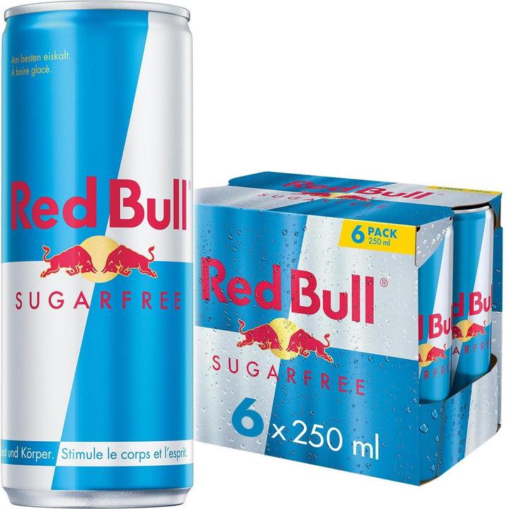 Produktbild Red Bull Energy Drink Sugarfree (6 x 25 cl)