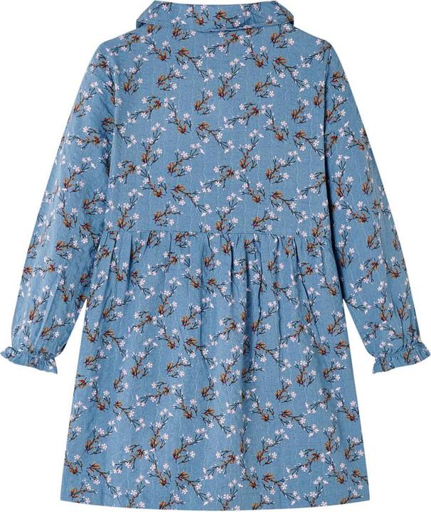Immagine prodotto VidaXL Abito da bambino con maniche lunghe blu petrolio 140,Materiale: 50 (140)