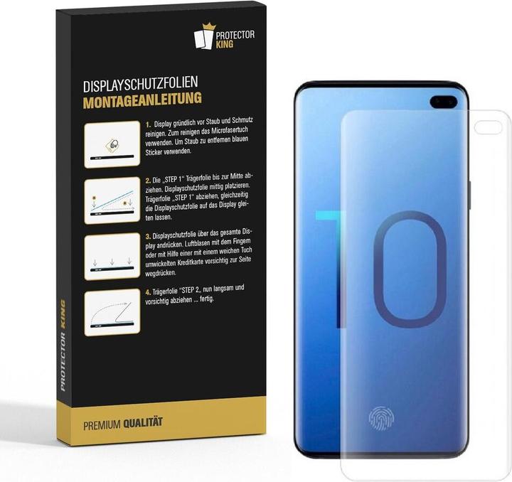 Produktbild Protectorking 3x Premium Displayschutzfolie Matt Entspiegelt (3 Stück, Samsung Galaxy S10+)