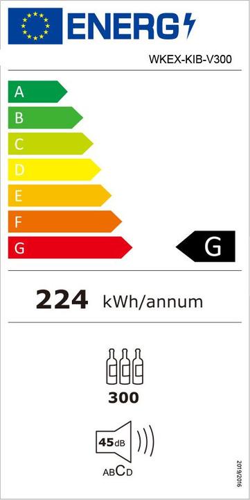Etichetta energetica Kibernetik Armadio climatico per vini FSP