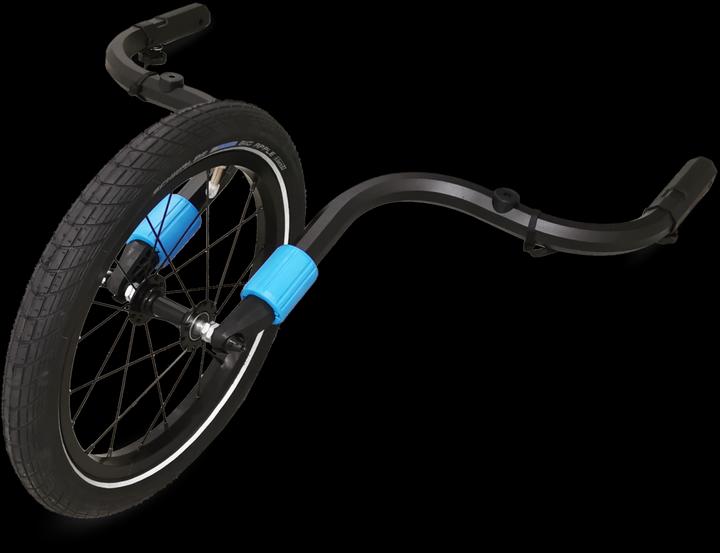 Actual product image Cube Bike CUBE Jogger Kit für Kinder Fahrradanhänger Double CMPT black