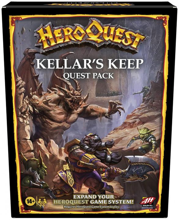 Actual product image Hasbro Gaming F4543 HeroQuest Board Game Expansion Strategy (English)