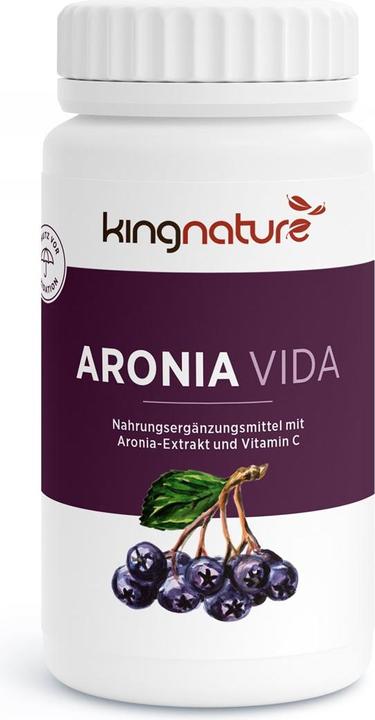 Actual product image Kingnature Chokeberry Vida (100 Piece, Capsules, 60 g)