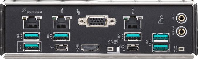 Actual product image ASUS PRO WS Z890-ACE SE (LGA 1851, Intel Z890, ATX)