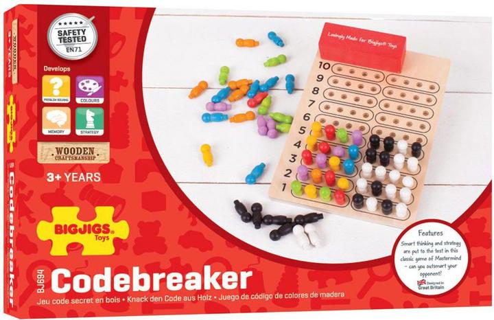Produktbild Bigjigs Holzspiel Crack the Code (Multilingual)