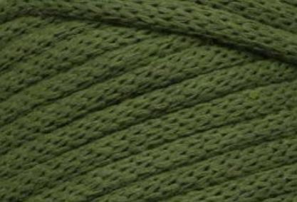 Actual product image Glorex Wool macramé cord woven 3 mm, 250 g, olive green (85 m)